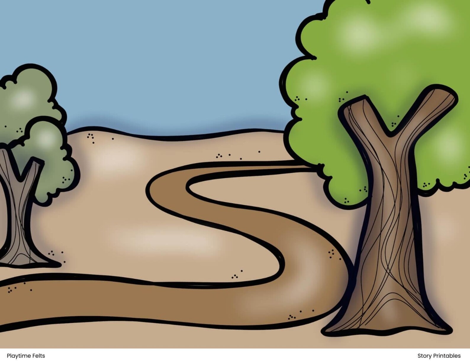 Zacchaeus Meets Jesus Printable Story Props, Bible Story for Kids (PDF ...