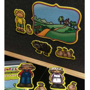 Felt Story Set Classroom Activity Learning Tool Visual Board Prop Storytelling Fun Interactive Language Development Nursery Rhyme Flannel