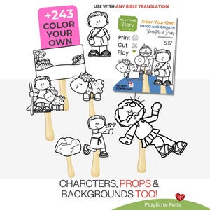 Story Telling Puppets Bible Characters Set Old Testament Figures Printable Templates Felt Board Activities Teaching Tools Sunday School Resources Homeschool Materials Children Ministry Lessons Interactive Learning Visual Aids Classroom