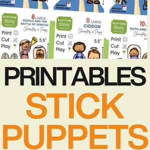 Old Testament Bible Story Puppets: Sunday School Felt Board Stories (Printable PDF) image 11