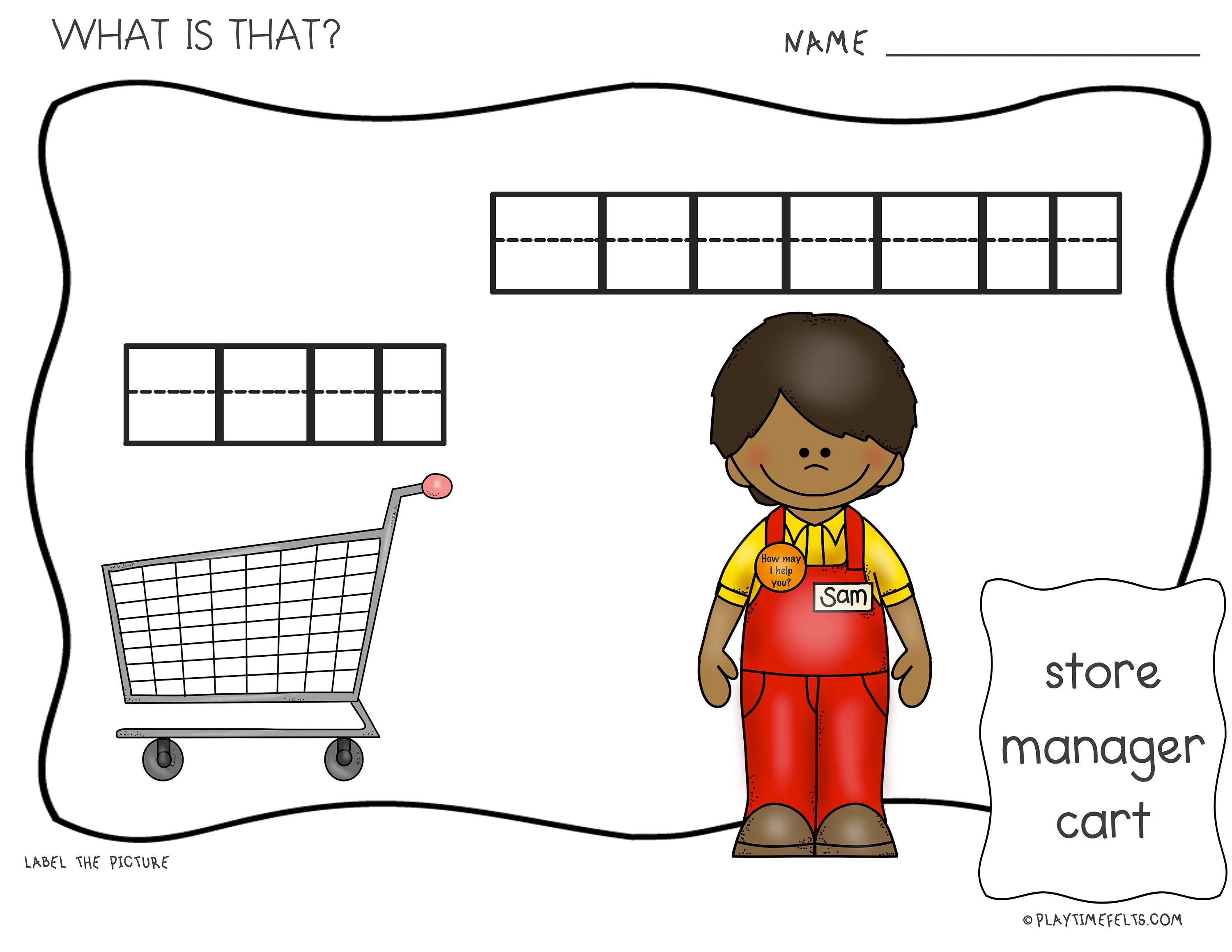 Let's Go Shopping Pre K Printable Worksheets - Etsy