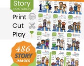 Old Testament Bible Story Puppets: Sunday School Felt Board (PDF)