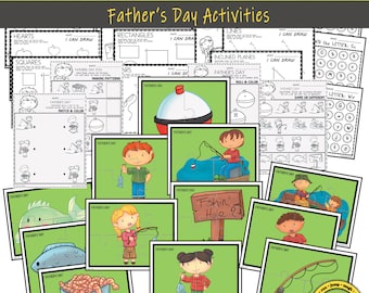 Father's Day Pre K Printable Worksheets