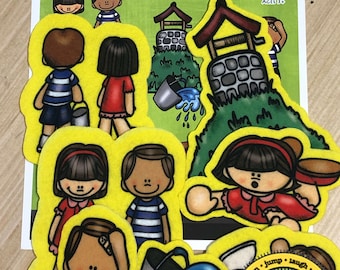 Jack and Jill Felt Board Story Set | Nursery Rhyme Activity