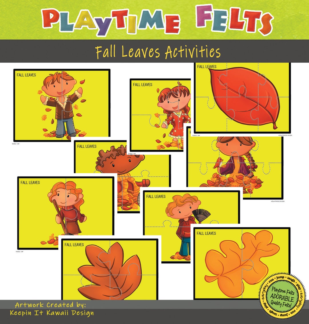 Fall Leaves Pre K Printable Worksheets - Etsy