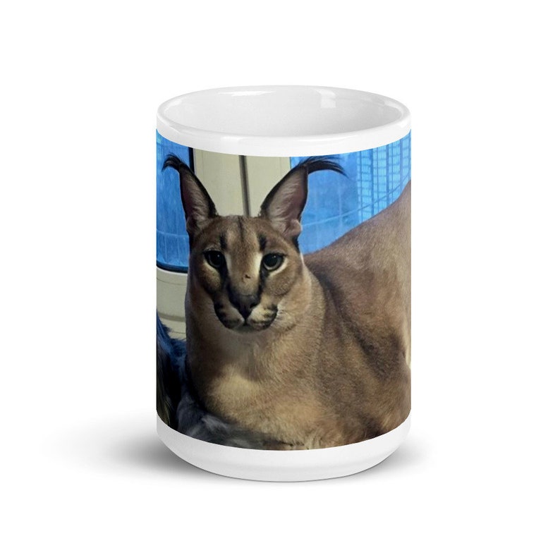 Big Floppa Caracal Cat Flopster Floppa Gregory Know Your Meme Novelty Office Coffee Mug Coffee Cup 
