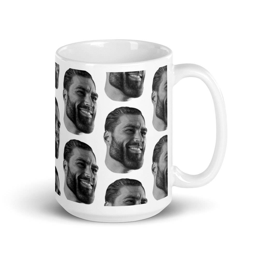 GigaChad CHAD 4Chan Reddit Meme Know Your Meme Novelty Office Coffee Mug