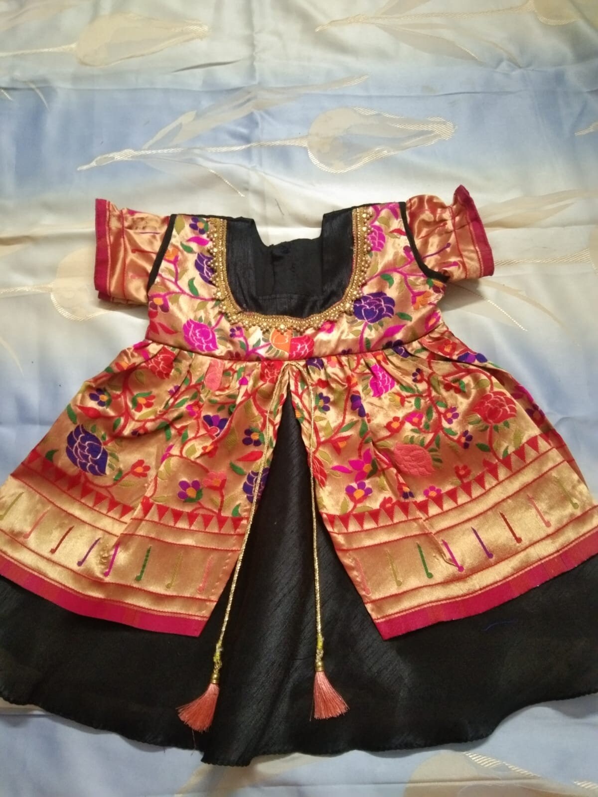 paithani frock design