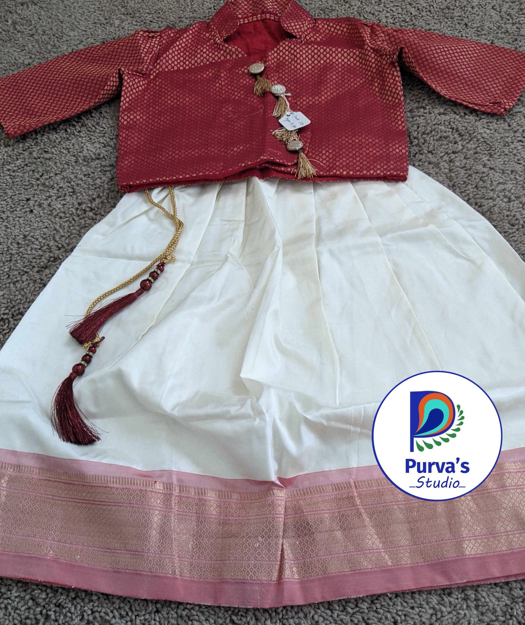 paithani skirt top