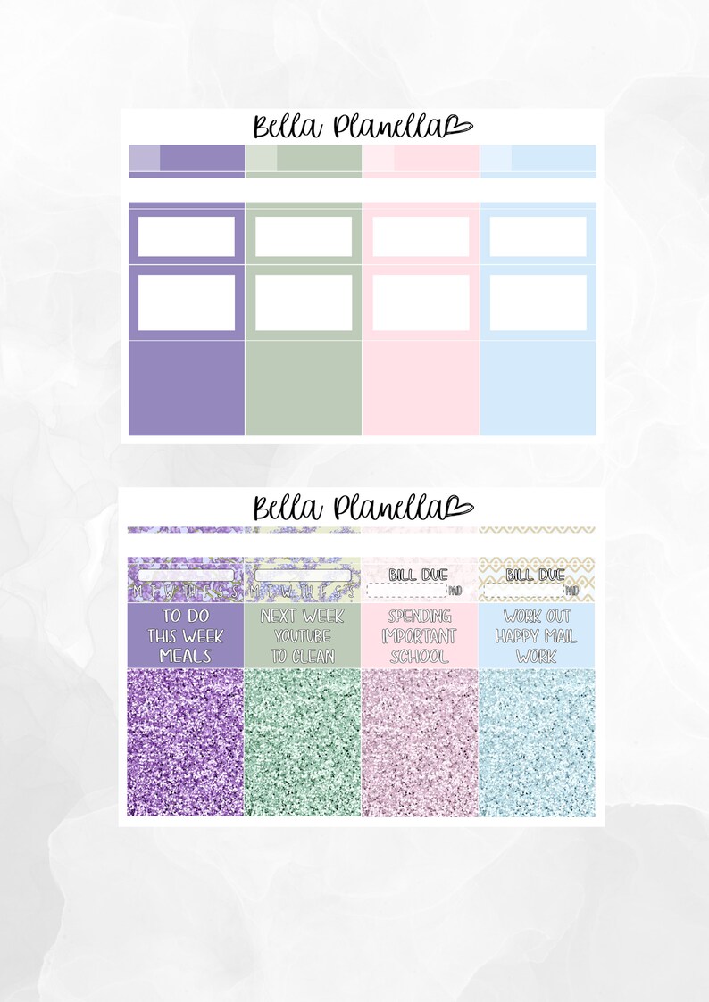 Your Grace A La Carte Weekly Planner Kit Standard Etsy