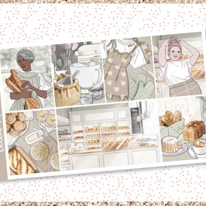 Teddy Bread || A La Carte || Weekly Planner Kit || Standard Vertical Planner || Disc Bound || Spiral Bound
