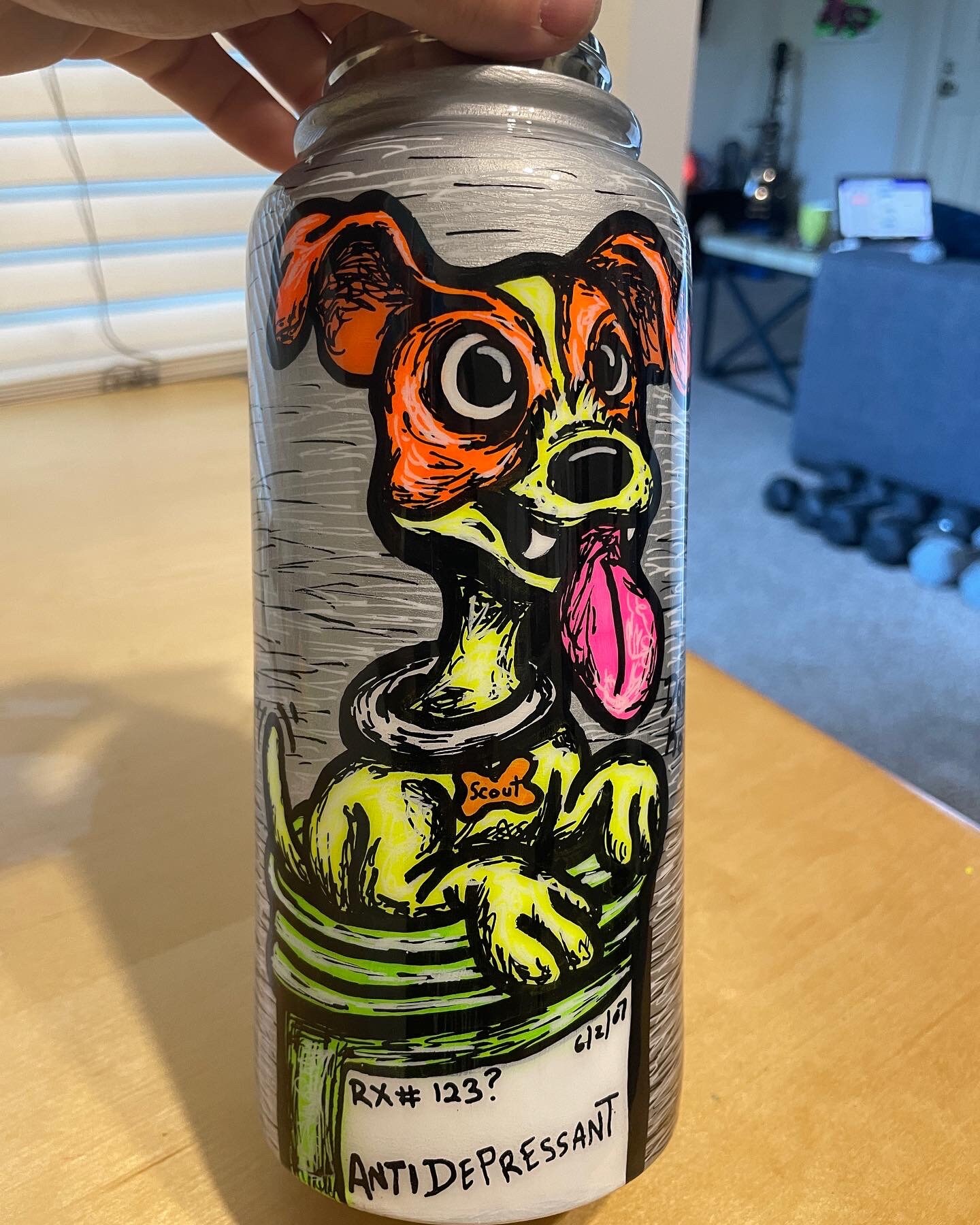 Customized Handpainted Steel Water Bottles Etsy