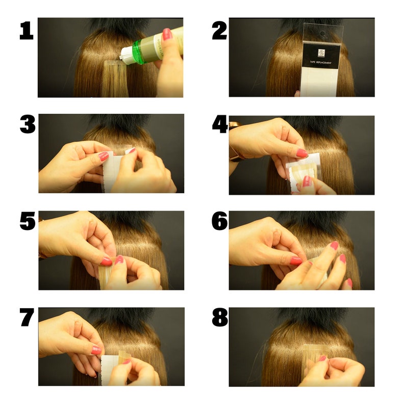 Hair Couture Tape Extension Replacement Tabs Wide Etsy
