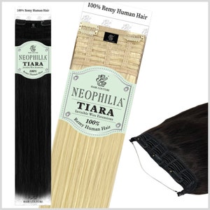 100% Human Hair Tiara Hair Extension