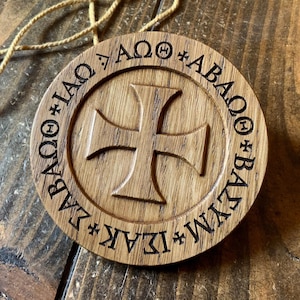 HEADLESS RITE LAMEN - Carved in solid Oak