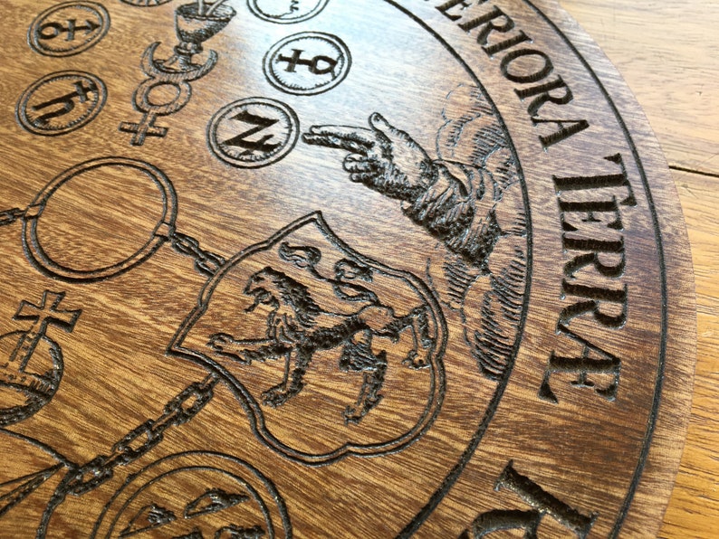 TABULA SMARAGDINA HERMETIS the Emerald Tablet of Hermes Etsy