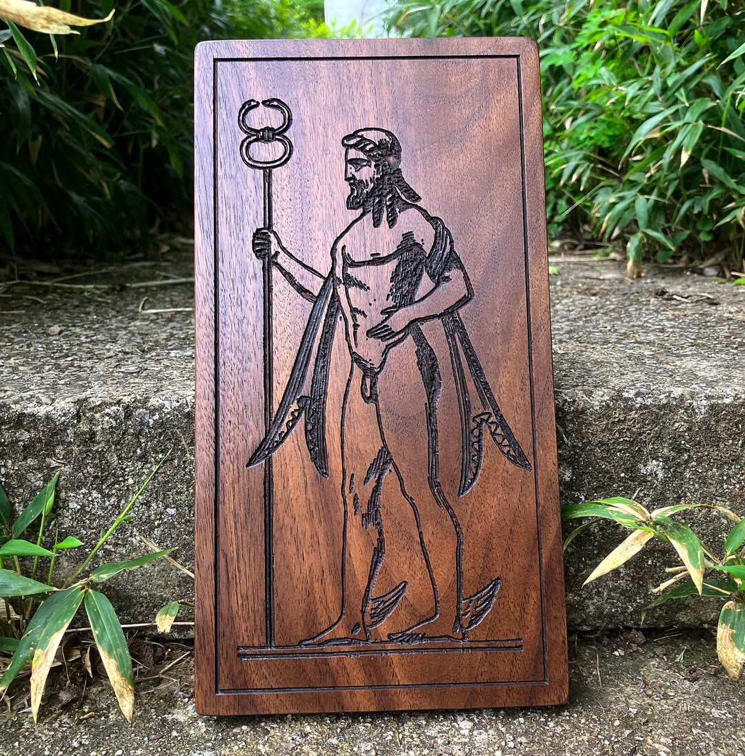 HERMES / MERCURY - Altar Carving in Solid Walnut (greek / Roman God ...
