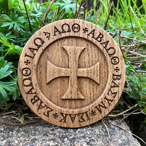 HEADLESS RITE LAMEN - Carved in solid Oak