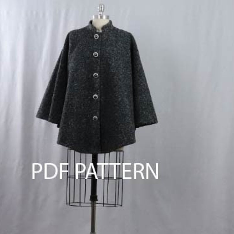Cape With Collar - Etsy