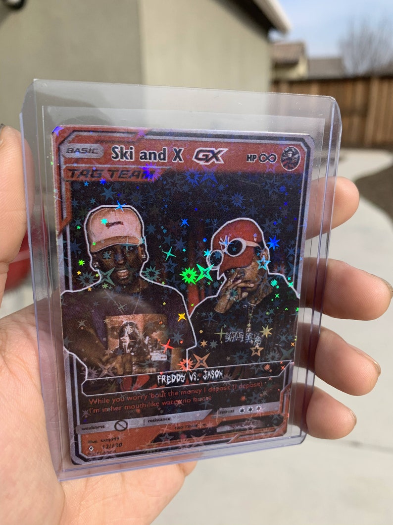 CUSTOM Pokemon Card XXXTENTACION /& Ski Mask the Slump God