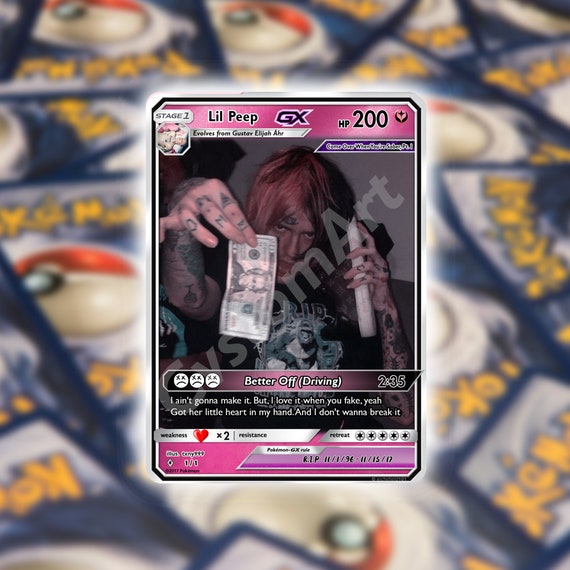 lil peep pokemon cards Lil Peep main image 1