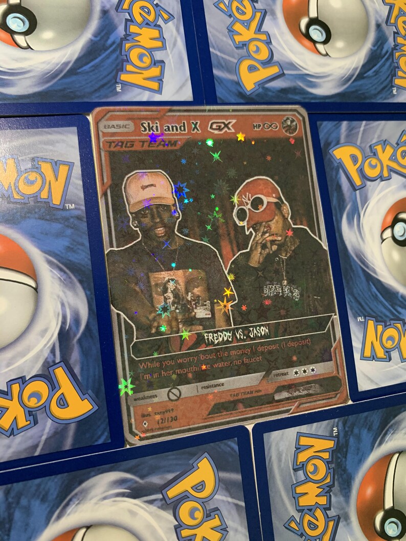 CUSTOM Pokemon Card XXXTENTACION /& Ski Mask the Slump God