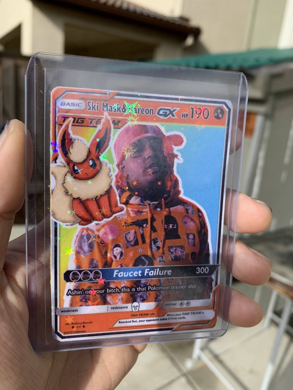 CUSTOM Pokemon Card XXXTENTACION /& Ski Mask the Slump God