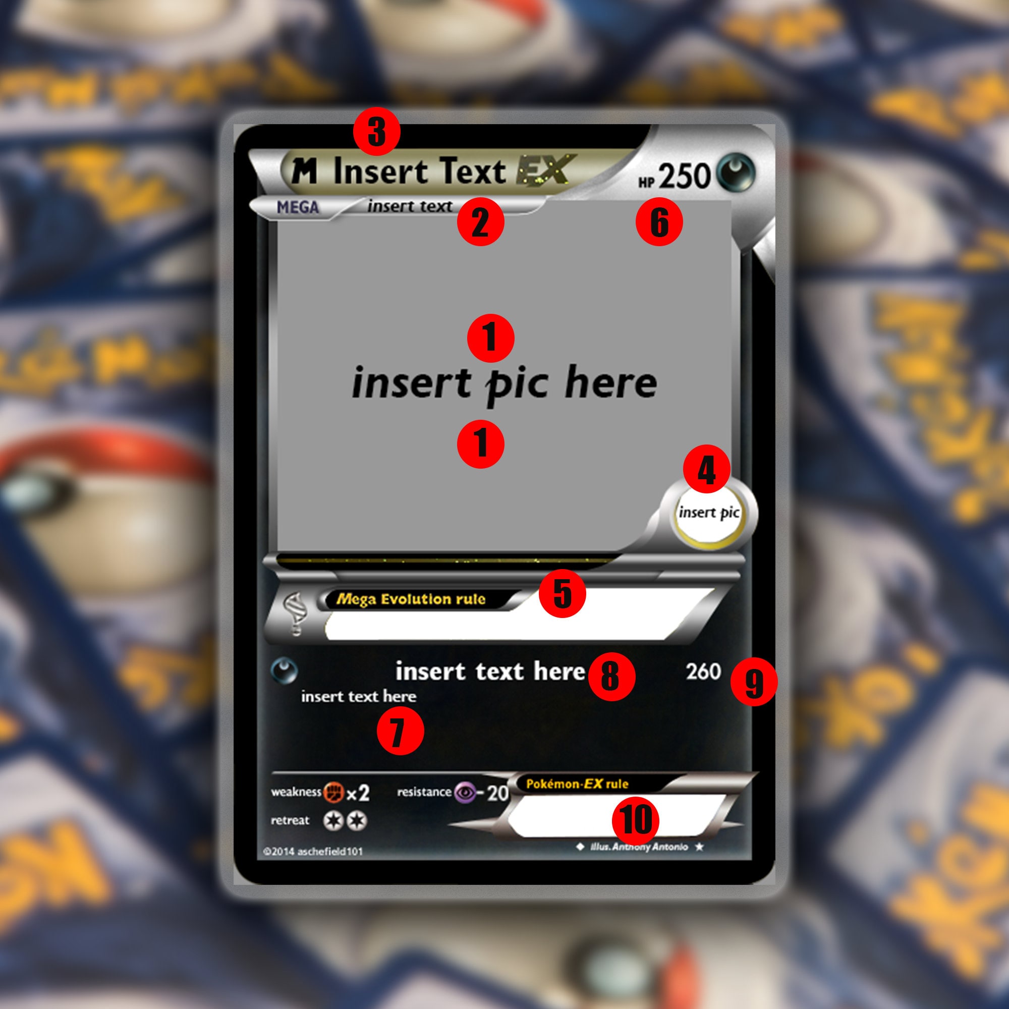 Custom Pokemon Maker Create Your Own CUSTOM Pokemon Card (PERFECT Gift for a Friend, Bf/gf ...