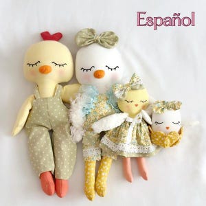 Fabric Chick Sewing Pattern: Step-by-Step Video and PDF Tutorial (Spanish)