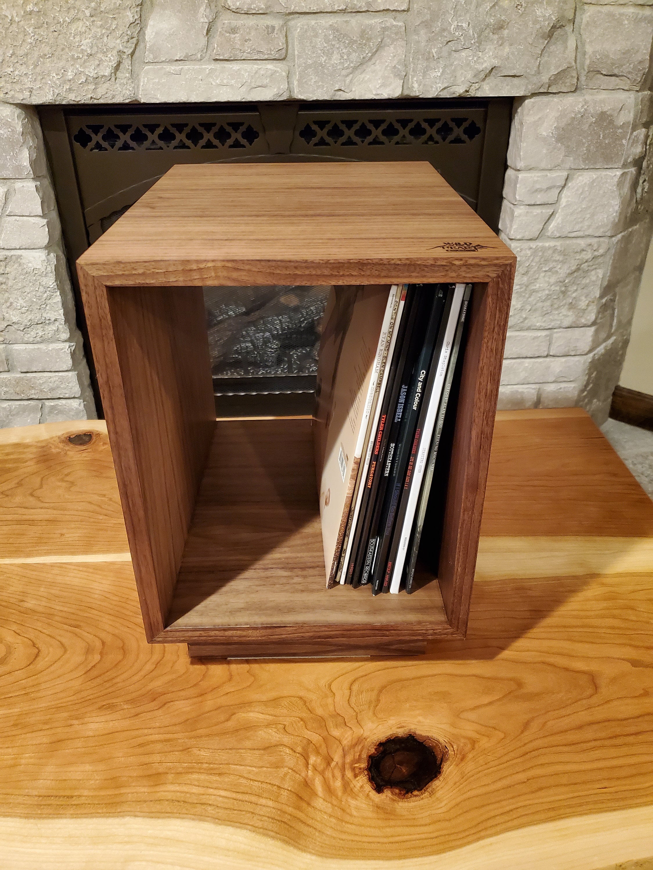 Vinyl Record Storage Cube Etsy