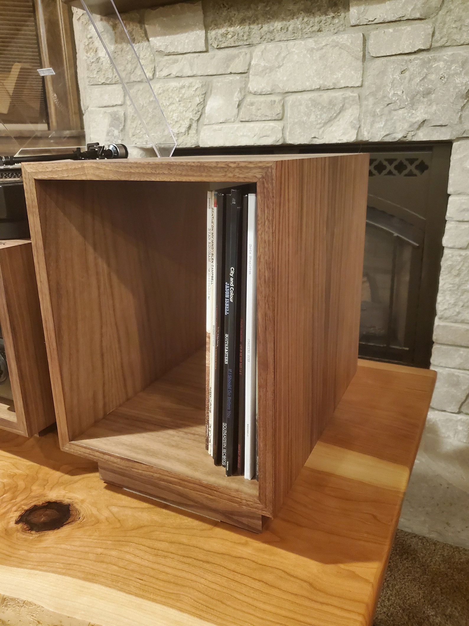 Vinyl Record Storage Cube Etsy