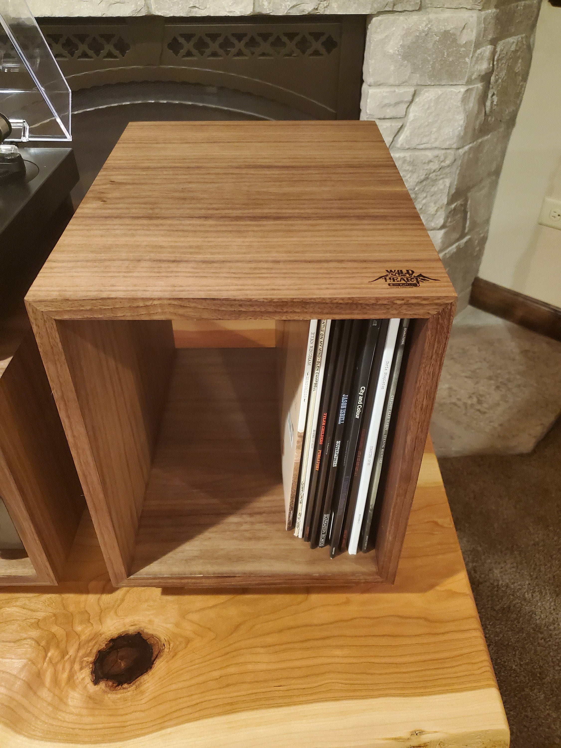 Vinyl Record Storage Cube Etsy