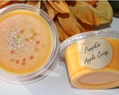 Pumpkin Apple Crisp Strong Scented 2 oz Wax Melt Shot Cup with glitter