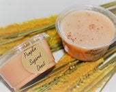 Pumpkin Sugared Donut 2 oz Wax Melt Shot Cup with glitter