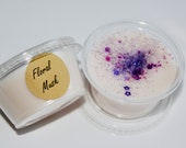 Floral Musk Strong Scented 2 oz Wax Melt Shot Cup Sample Size with glitter