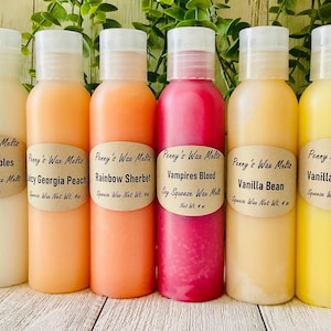 Strong Soy Squeeze Wax Melts: 4 oz Bottle, Choose Your Scent, 50 Scent Choices image 5