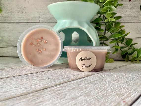 Artisan Bread Wax Melt: Strong Bakery Scent, 2 oz Cup