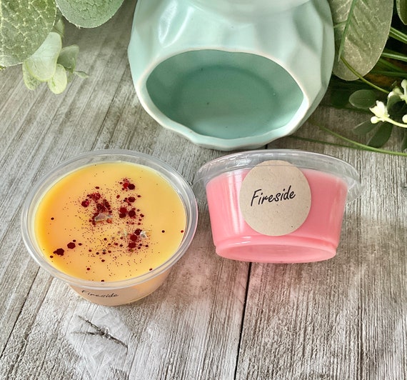 Fireside, 2 Oz Wax Melt Shot Cup With Glitter, Strong Scented Wax Melt, Soy  Wax Melts, Yankee Candle Type Wax Melt 