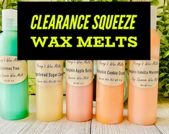 Soy Squeeze Wax Melts: 4oz, Choose Your Scent