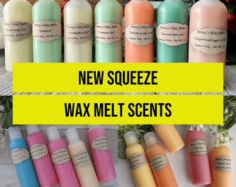 Squeeze Wax Melts, Squeezable Wax Melts, You choose scent, 4 oz Bottle, Wax Melts, Squeeze Wax, Soy Wax Melts, Wax Melts for warmer
