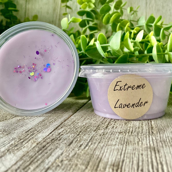 Extreme Lavender, Wax Melt, 2 oz Cup, Strong Scented Wax Melt, Wax Melts for Warmer, Wax Tarts, Wax Melt Gift, Soy Wax Melts, Home Fragrance