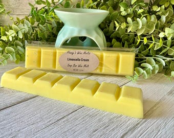 Limoncello Cream, Strong Scented, 3.2 oz XL Wax Melt Snap Bar
