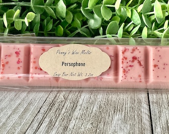 Persephone Wax Melt Snap Bar, 3.2 oz Wax Bar, XL Wax Bar, Soy Blend Wax Melts, Strong Scented Wax Melts, Wax Melt Tart