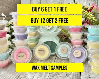 Soy Wax Melts, You Choose Scents, 1 oz Sample Cups, Buy 6 Get 1 FREE, Buy 12 Get 2 FREE Wax Melts, Wax Tarts, Baccarat Rouge Home Fragrance