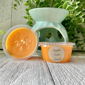 Pumpkin Cookie Crunch, 2 oz Cup, Strong Scented Wax Melt, Wax Tarts, Bakery Wax Melts