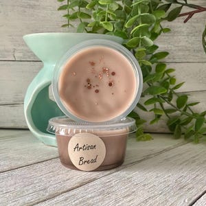 Artisan Bread Wax Melt: Strong Bakery Scent, 2 oz Cup afbeelding 4