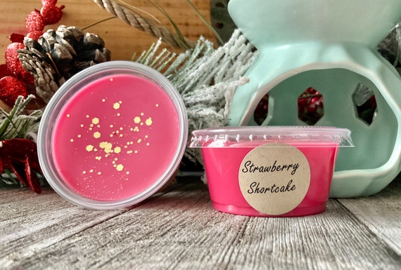 Strawberry Shortcake Wax Melt, 2 Oz Shot Cup, Strong Scented Wax Melt, Soy  Wax Melts, Wax Tarts, Wax Melts for Warmer, Food Cake Wax Melt 