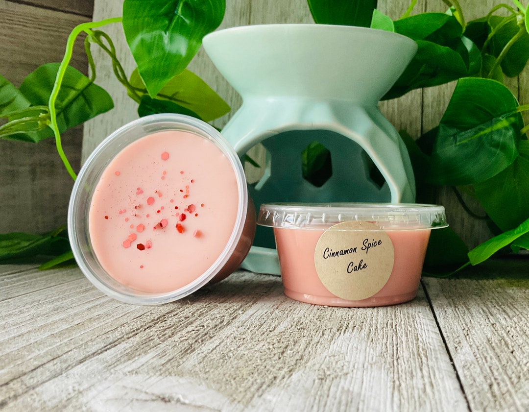 Cinnamon Spice Cake, Soy Wax Melt, Cinnamon Wax Tarts, 2 Oz Cup, Wax