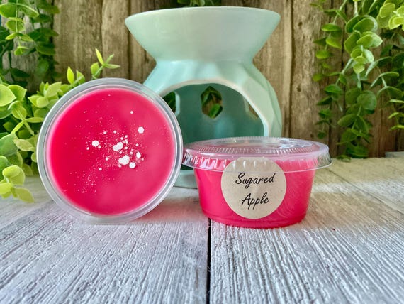 Sugared Apple Wax Melt: Strong Home Fragrance, 2 oz Cup