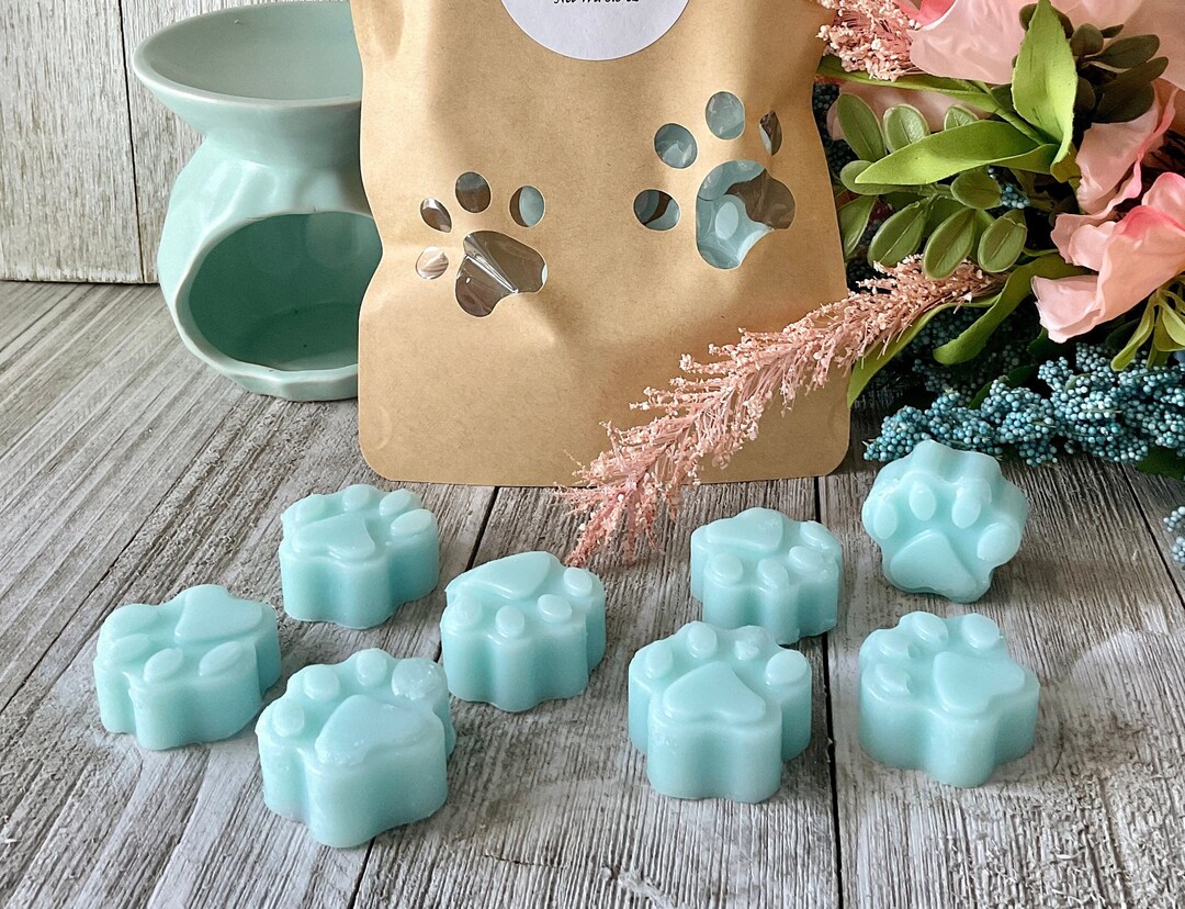 Paw Print Dog Paws Wax Melts, Strong Wax Melts, 3.5 Oz Kraft Resealable